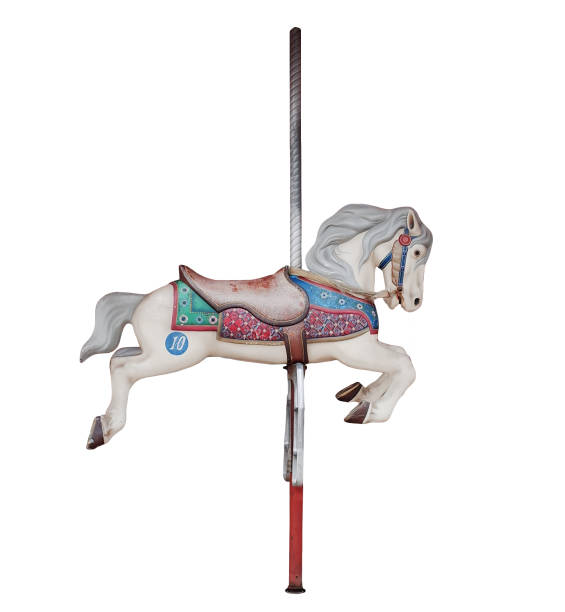 istock horse in merry go round 830607448