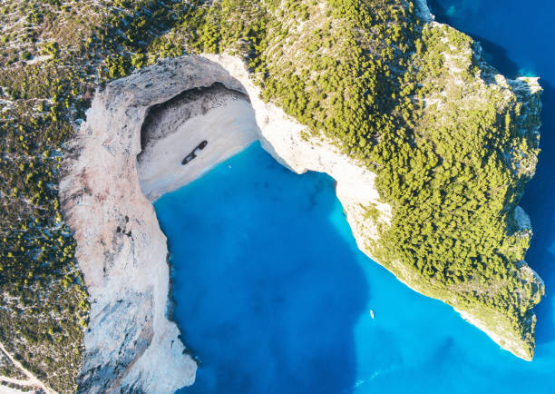 istock Navagio Beach, Zakynthos island, Greece 830637578