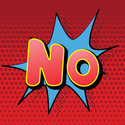 Vector Illustration In A Retro Pop Art Style No Text On A Dot Colored ...