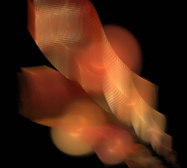 istock image of one Digital Fractal on Black Color 830683926