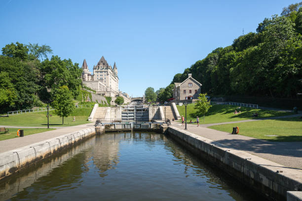 istock Rideau Canal Locks in Ottawa Ontario Canada 830692078