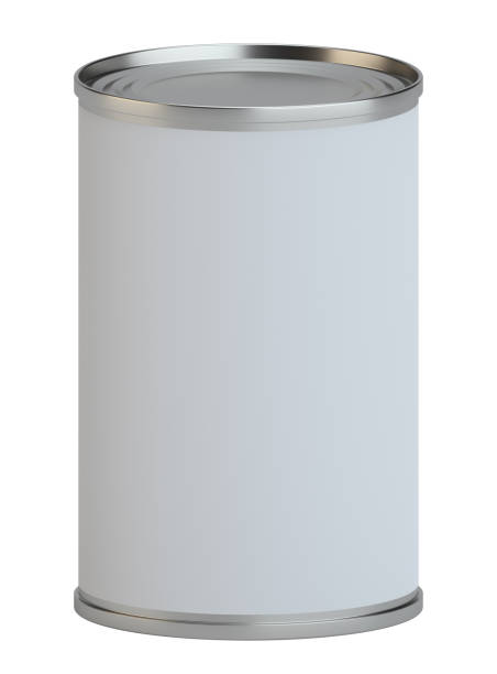 istock White Blank Metal Tin Can. Product Packing 830692460