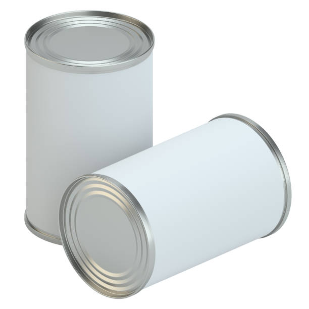 istock White Blank Metal Tin Can. Product Packing 830697538