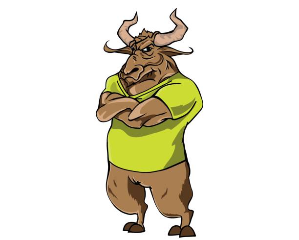 istock Professional Buffalo Casual Teen Mascot Illustration 830748074