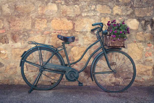 istock bike on a street 830792454