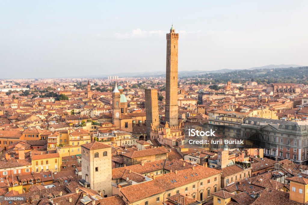 Panorama Bolonii, Włochy - Zbiór zdjęć royalty-free (Bolonia)