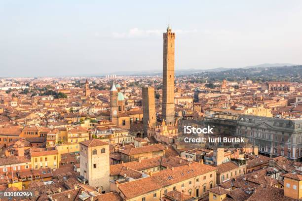 Panorama Bolonii Włochy - zdjęcia stockowe i więcej obrazów Bolonia - Bolonia, Wieża - Konstrukcja budowlana, Włochy