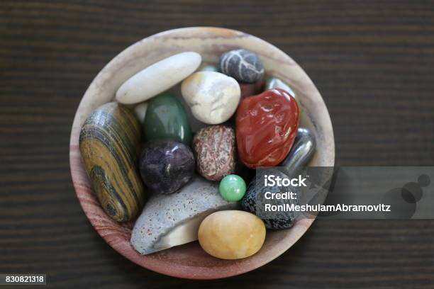 Colorful Semi Precious Stones Stock Photo - Download Image Now - Agate, Beauty In Nature, Beige