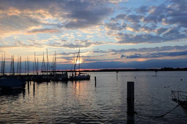 istock Idyllic Sunset at Lake Constance, Germany 830856854