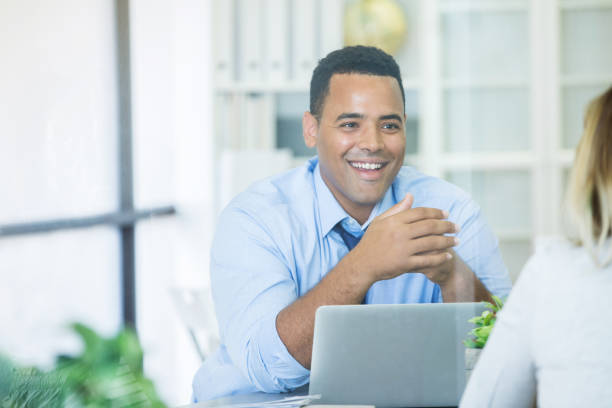 istock Cheerful African American businessman 830862940
