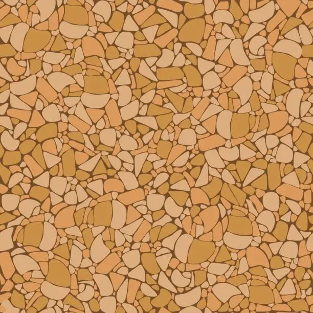 Vector illustration of Cork board texture seamless pattern