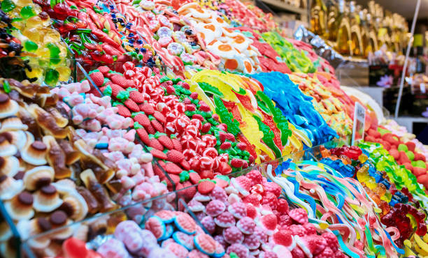 istock mix of different kind of candies 830974816