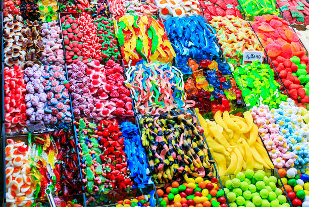 istock mix of different kind of candies 830975058