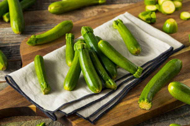 istock Raw Green Organic Baby Zucchini 830981666