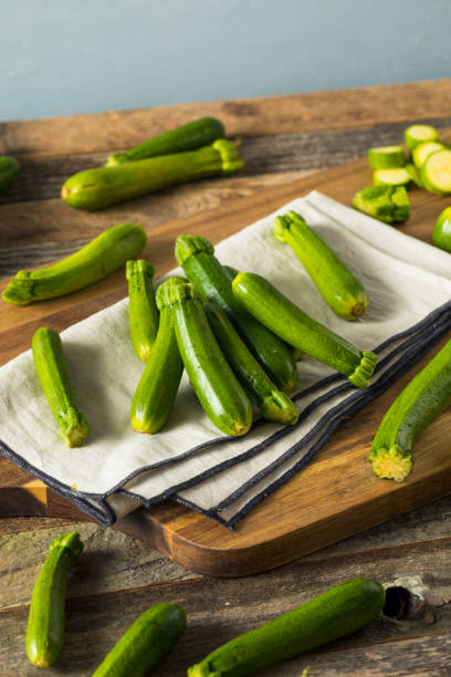istock Raw Green Organic Baby Zucchini 830982142