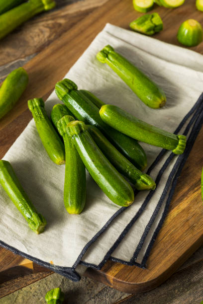 istock Raw Green Organic Baby Zucchini 830982500