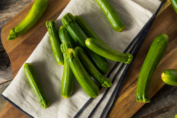 istock Raw Green Organic Baby Zucchini 830985280