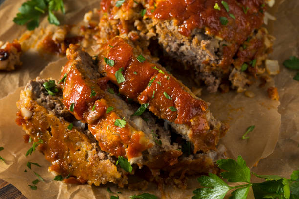 istock Homemade Savory Spiced Meatloaf 830985750