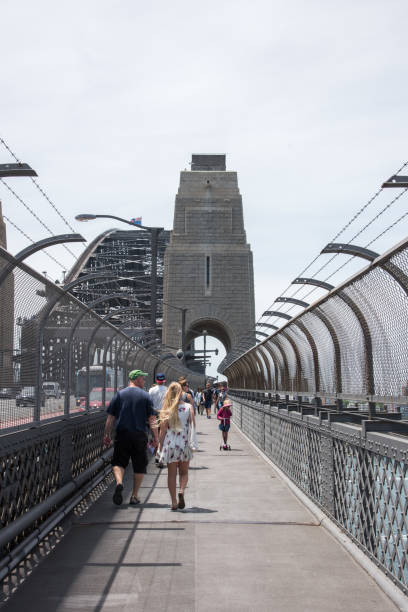 granit pylon lookout - sydney australia australia new south wales lookout tower photos et images de collection