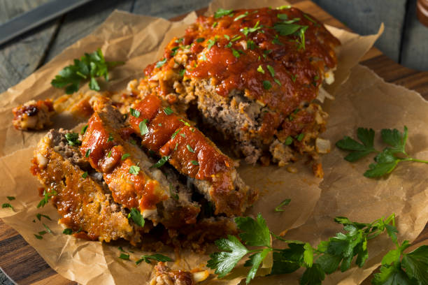 istock Homemade Savory Spiced Meatloaf 830988564