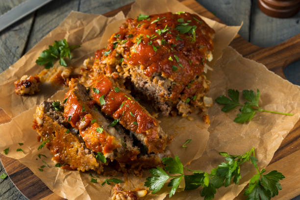 istock Homemade Savory Spiced Meatloaf 830988794