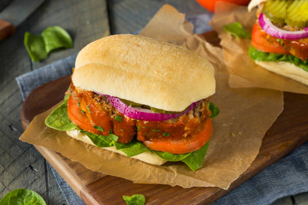 istock Homemade Savory Meatloaf Sandwich 830988870