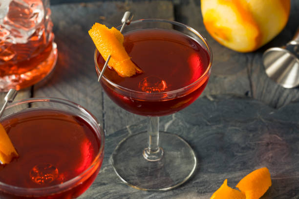 istock Homemade Red Boulevardier Cocktail 830989182