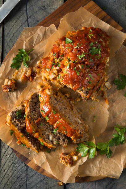 istock Homemade Savory Spiced Meatloaf 830991390
