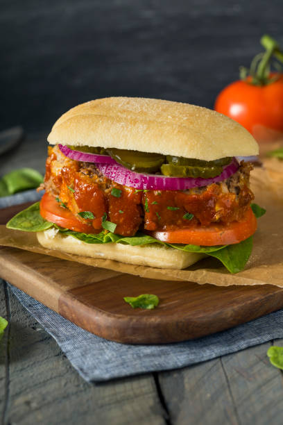 istock Homemade Savory Meatloaf Sandwich 830991422