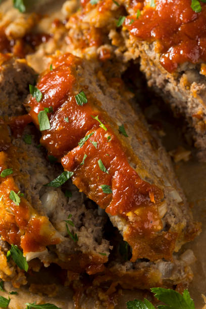 istock Homemade Savory Spiced Meatloaf 830991478