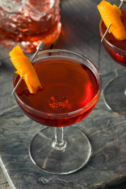 istock Homemade Red Boulevardier Cocktail 830991484