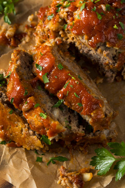 istock Homemade Savory Spiced Meatloaf 830991528