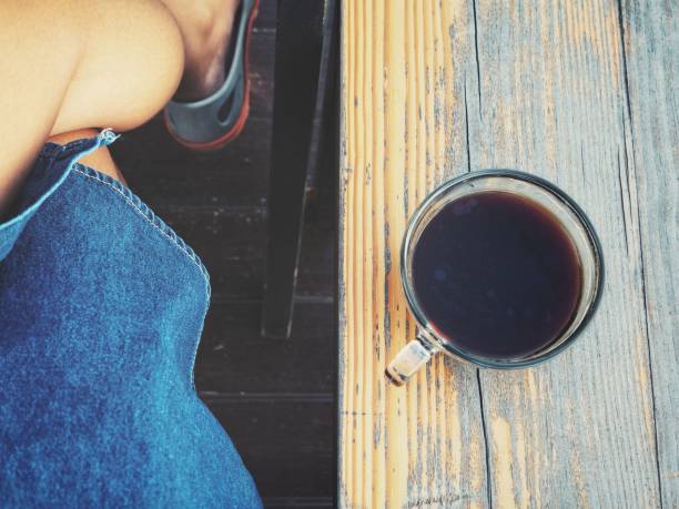 Woman drink coffee