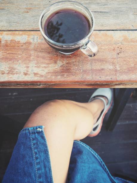 Woman drink coffee