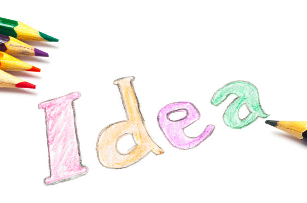 istock Creativity in drawing a pencil color for inspiration,Concept of work 831019656