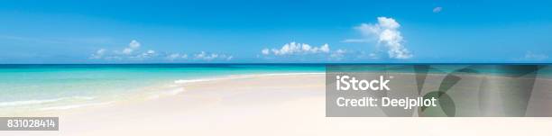 White Sand Beach With Clear Sky Stock Photo - Download Image Now - Beach, Sand, Barbados