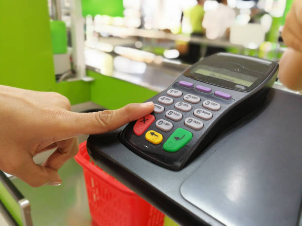 istock Money machine, electronic cash 831031336