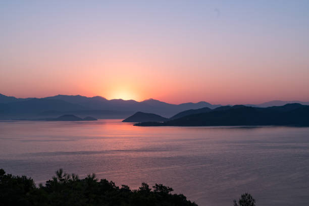 istock Sunrise over bay in Turkey 831035634