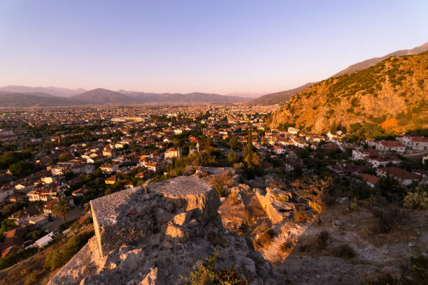 istock Fethiye city landscape. Turkey arhitecture and nature 831036122