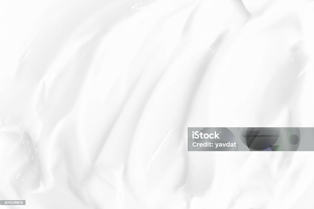 Cream, pink and white background Moisturizer Stock Photo