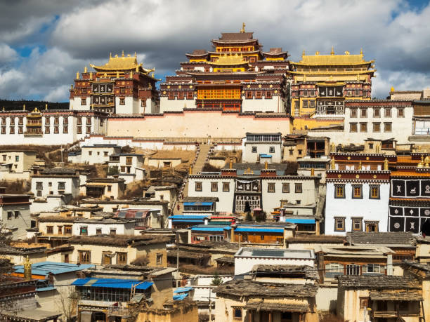 istock Tibetan Monastery In Shangri La 831071246