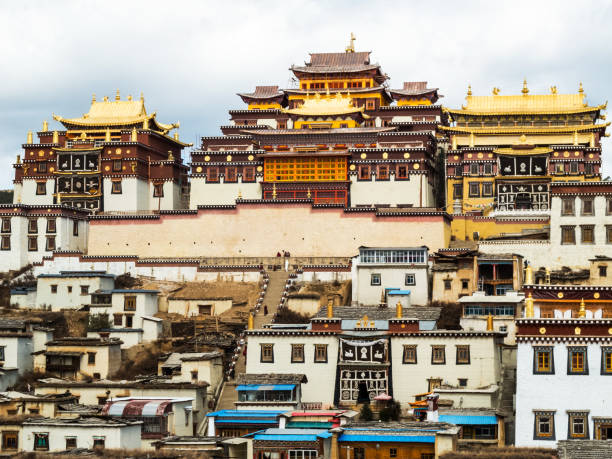 istock Tibetan Monastery In Shangri La 831071294