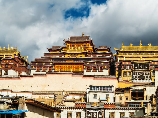 istock Tibetan Monastery In Shangri La 831071550