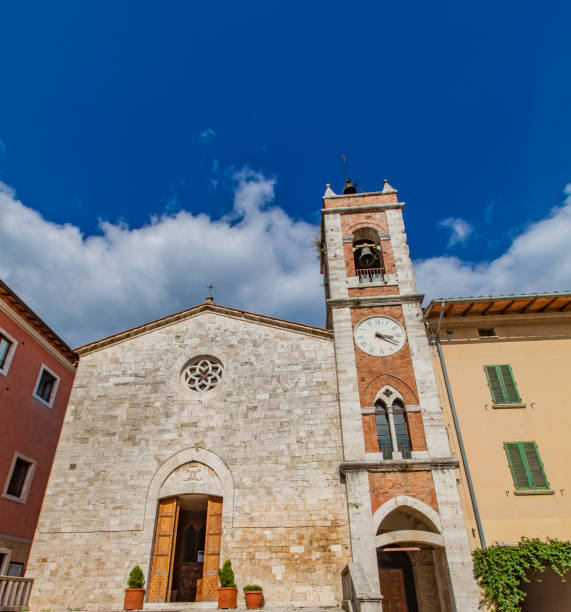 istock Saint Francis church in San Quirico d'Orcia 831072202