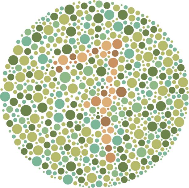 Ishihara Color Blindness Test 7 Stock Illustration - Download Image Now -  Color Blindness, Medical Exam, Eye Chart - iStock