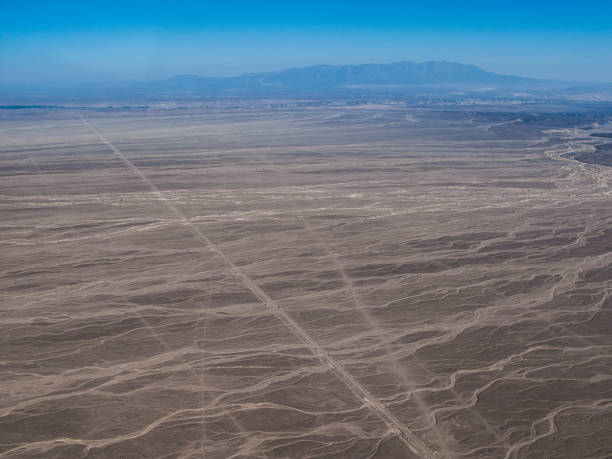 istock Nazca lines and desert view from small plane 831085026