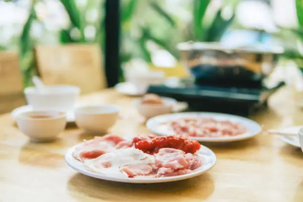 meat , rawfood for Shabu and Sukiyaki