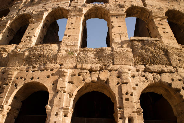 istock Constructive details of the Colosseum 831092842