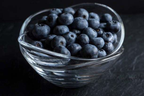 Blueberry antioxidant organic in a bowl.