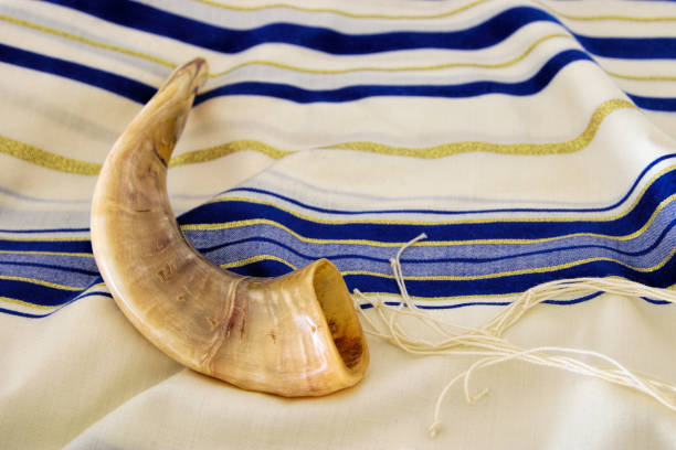 istock Prayer Shawl - Tallit, jewish religious symbol. 831099458
